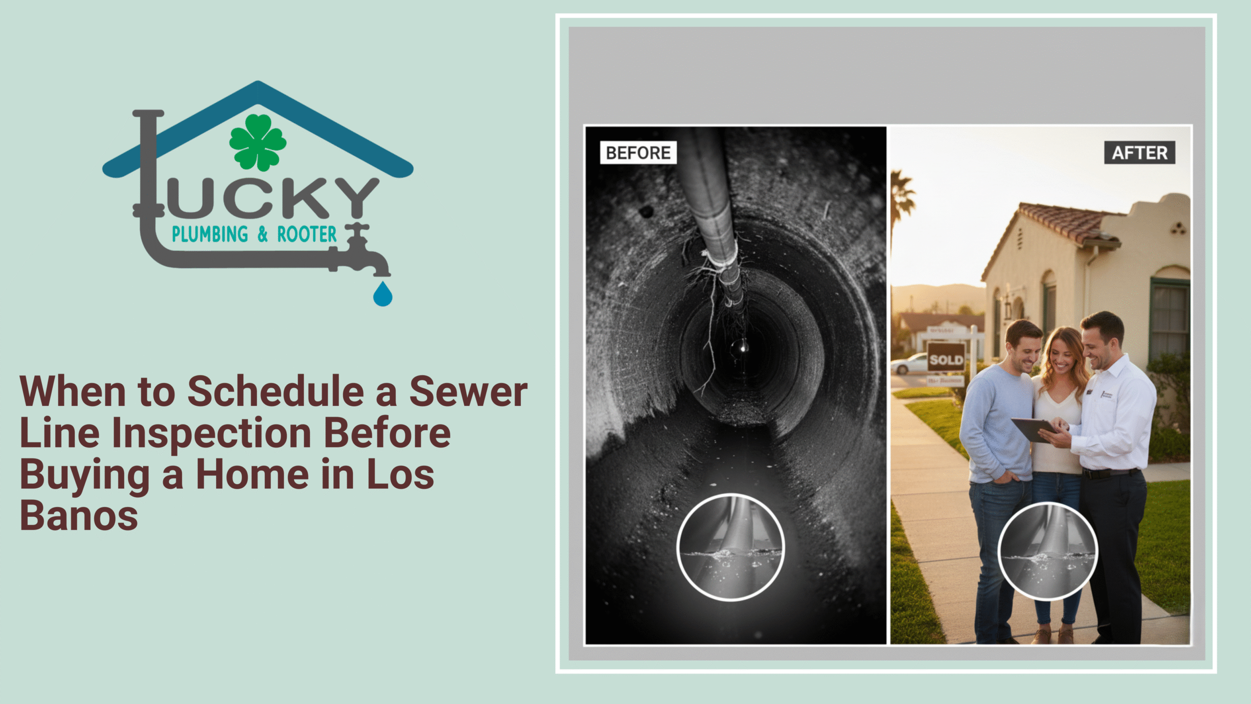 Schedule a Sewer Line Inspection Before Buying a Home