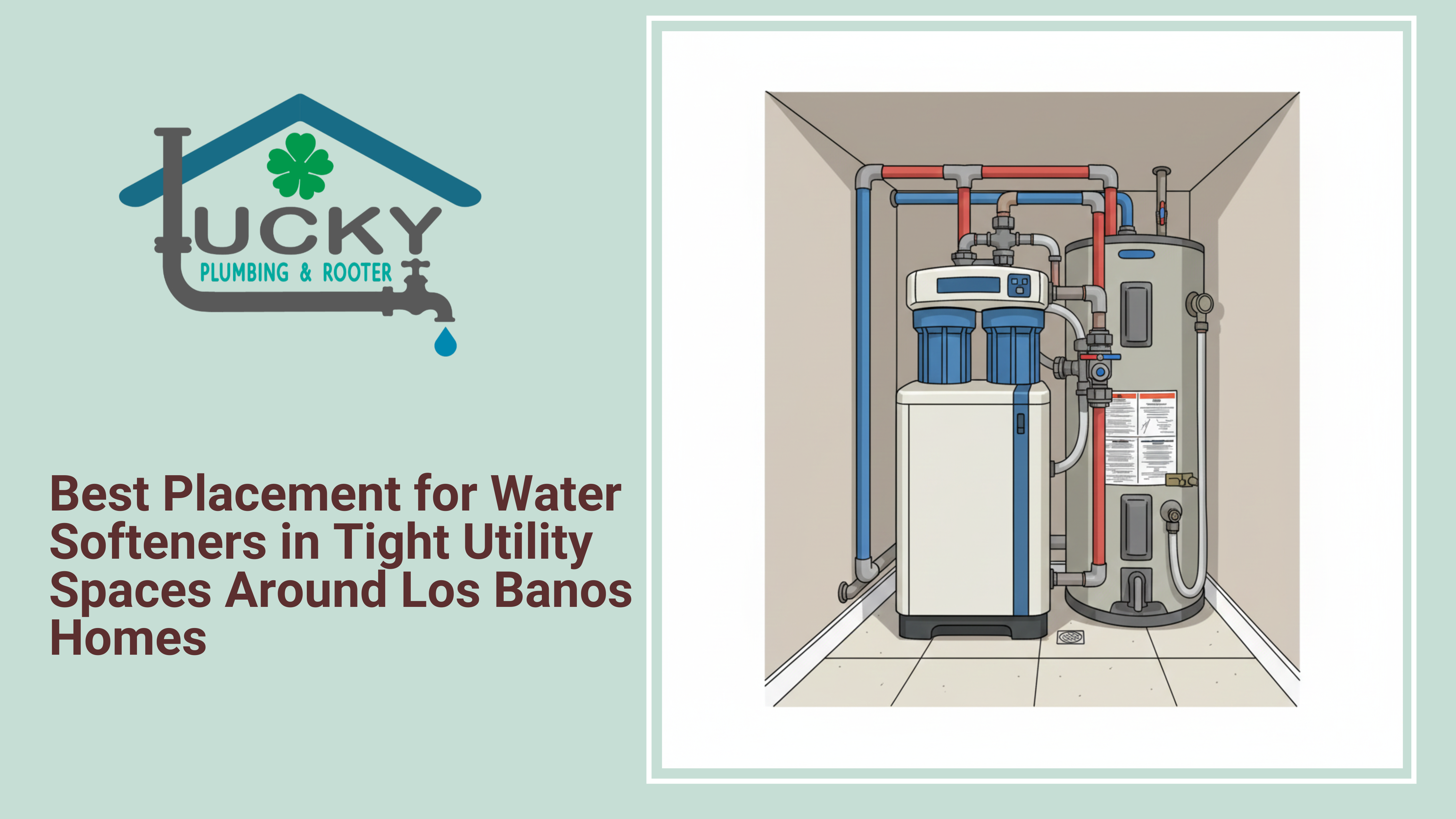 Best Placement for Water Softeners in Tight Utility Spaces Around Los Banos Homes