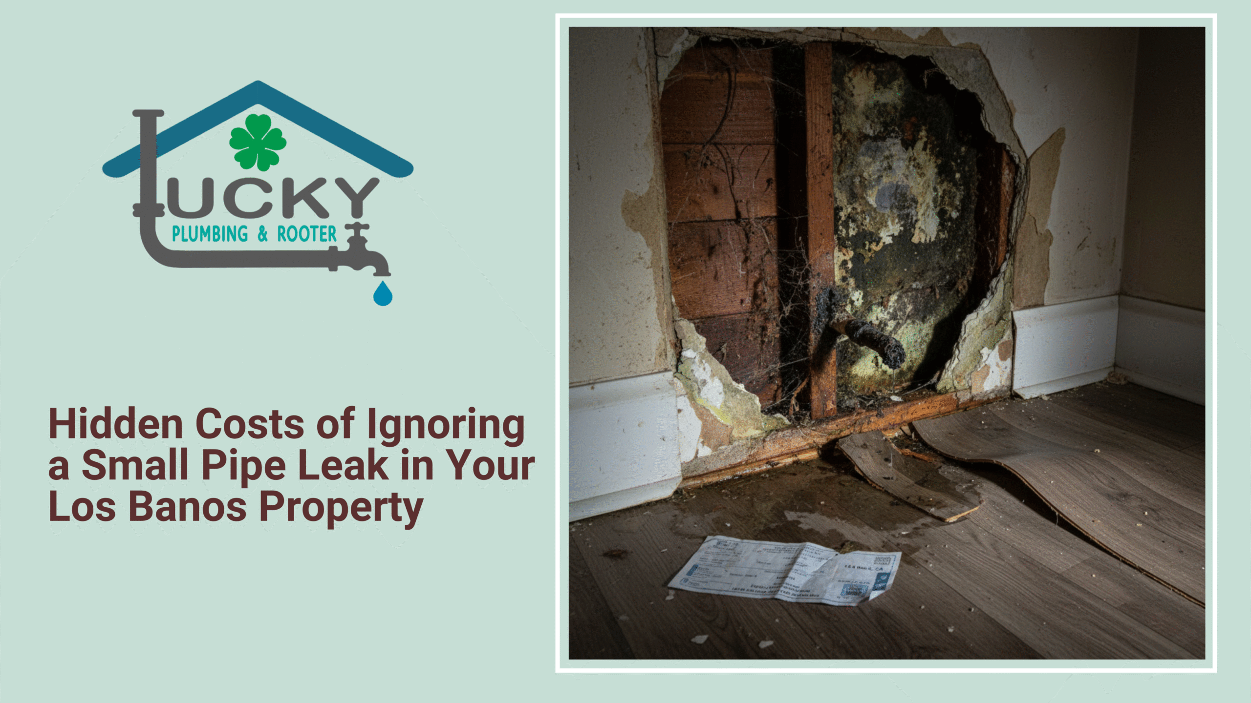 Hidden Costs of Ignoring a Small Pipe Leak in Your Los Banos Property