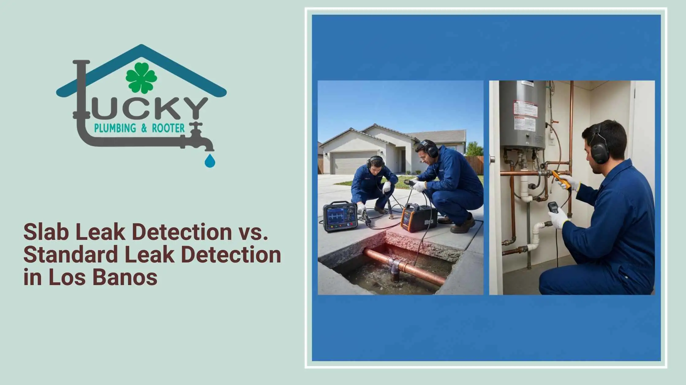 Slab Leak Detection vs. Standard Leak Detection in Los Banos