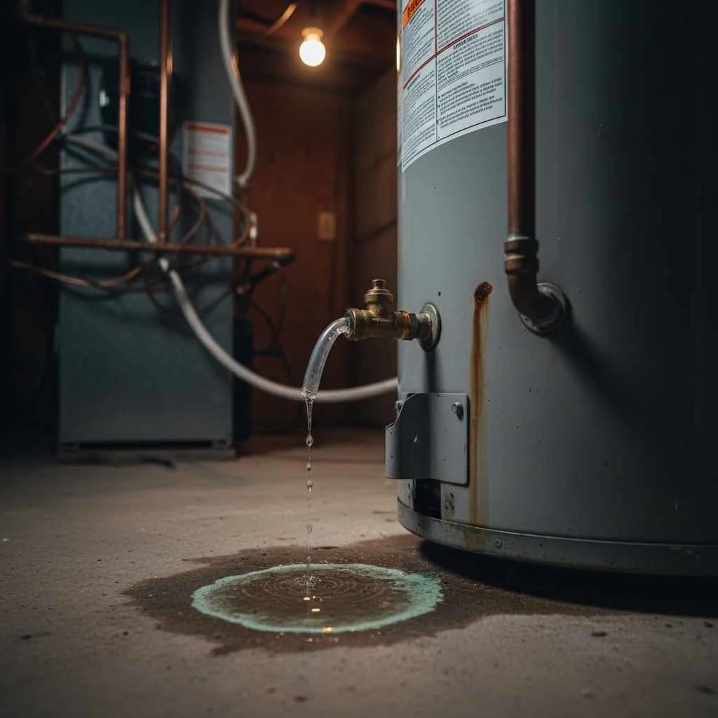 Leaking T&P valve on water heater