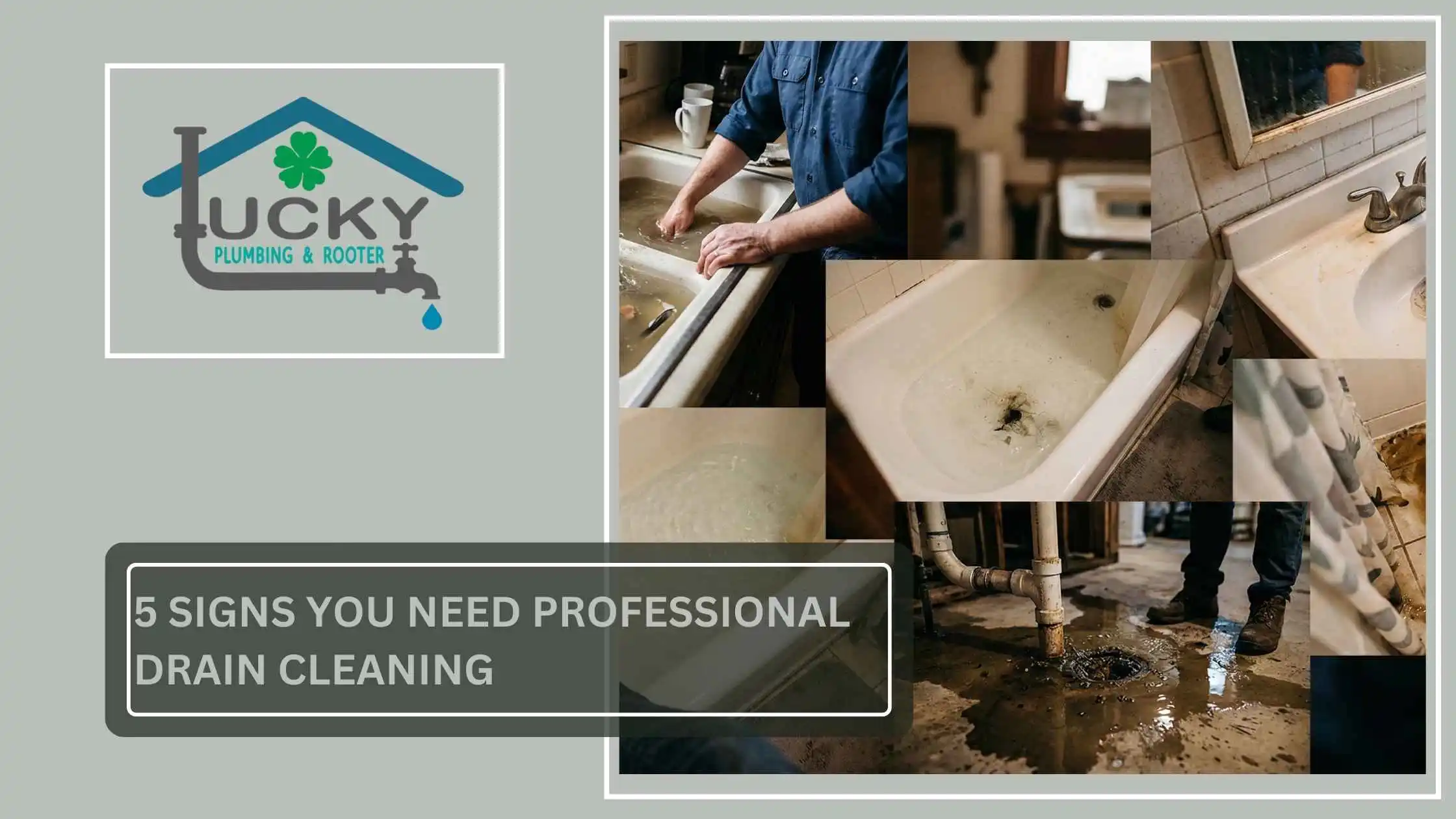 5 Signs You Need Professional Drain Cleaning