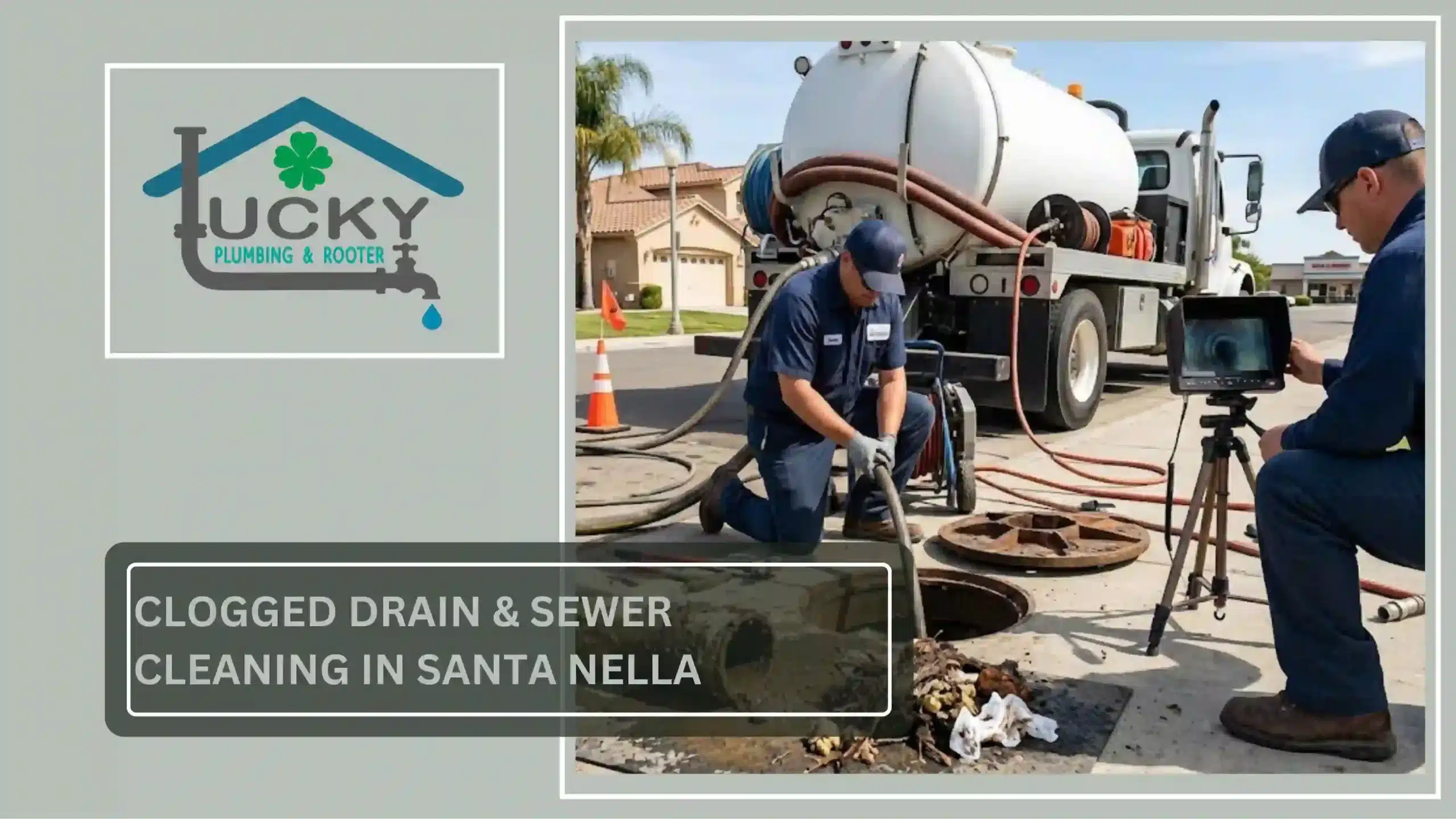 Clogged Drain & Sewer Cleaning in Santa Nella