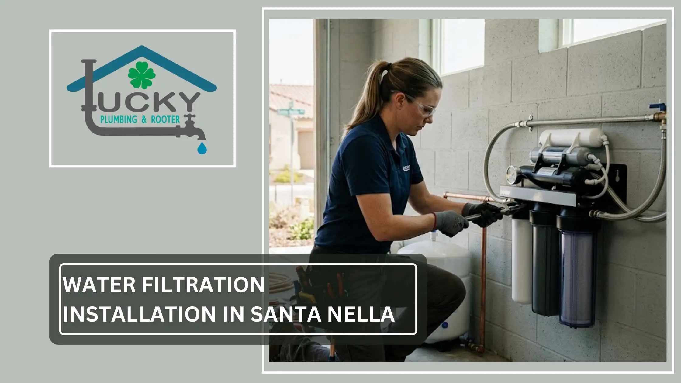 Water Filtration Installation in Santa Nella