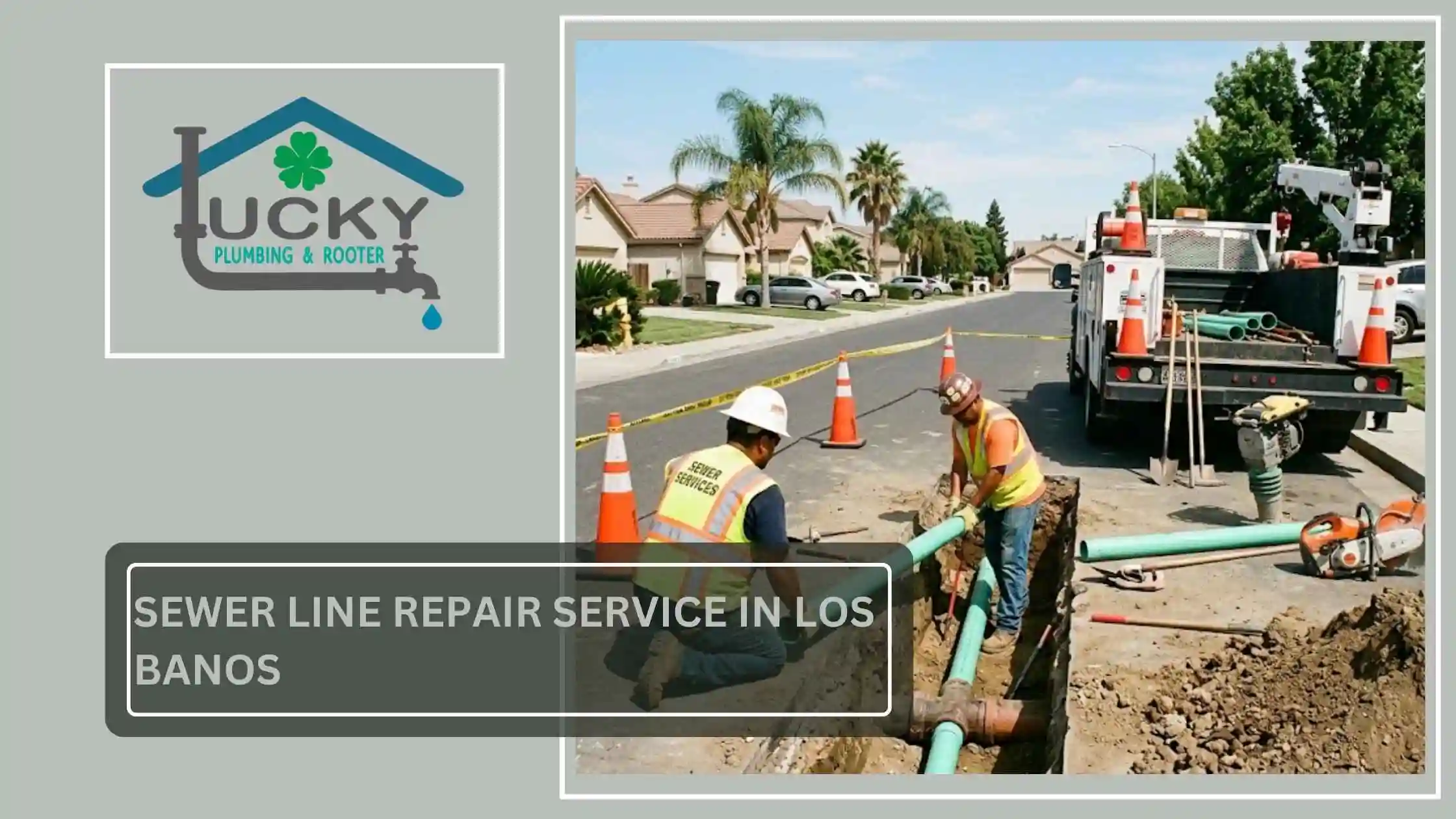 Sewer Line Repair Service in Los Banos