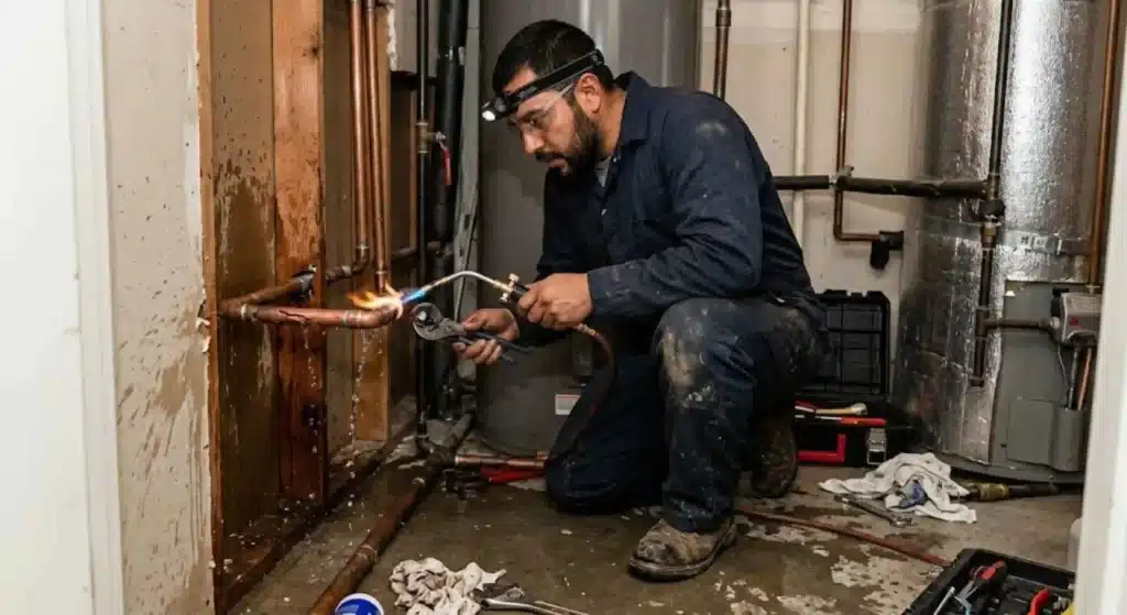 Emergency pipe burst repair in Turlock (2)