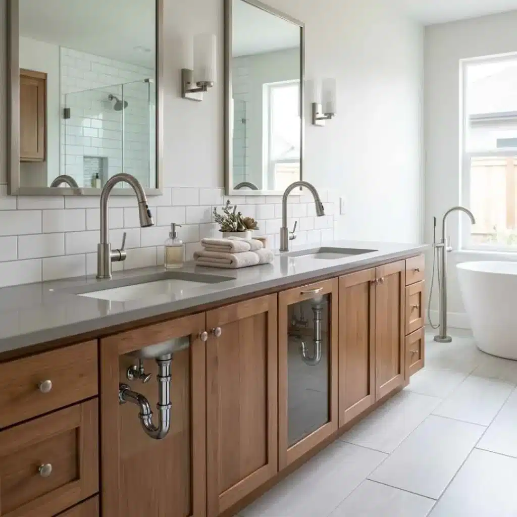 Modern plumbing fixture upgrades in Turlock
