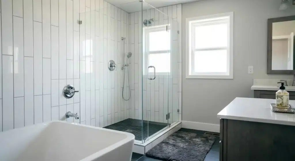Restored bathtub and shower plumbing in Turlock