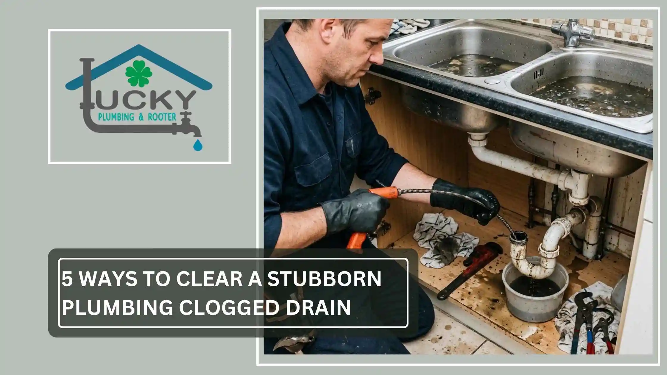 5 Quick Ways to Clear a Stubborn plumbing clogged drain