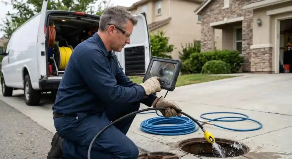 Professional drain inspection and cleaning equipment in Los Banos